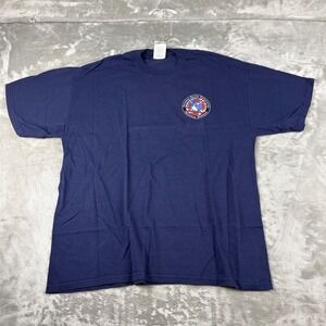 Collectible Vintage Jerzees 2002 National Memorial T-Shirt Navy XL